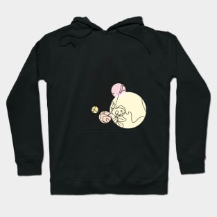 abstract lady, line art woman Hoodie